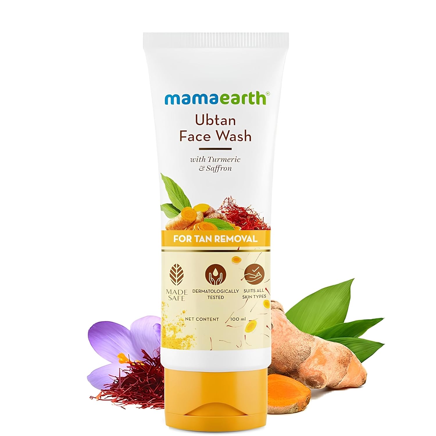 Mamaearth Ubtan Face Wash For Tan Removal | Grab2Buy