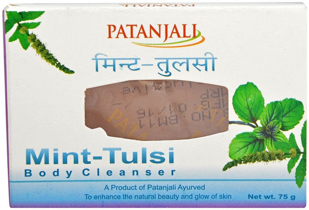 Patanjali Mint - Tulsi Body Cleanser Soap 125 gm | Grab2Buy