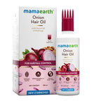 Mamaearth Onion Hair Oil With Onion & Redensyl For Hair Fall Control | Grab2Buy