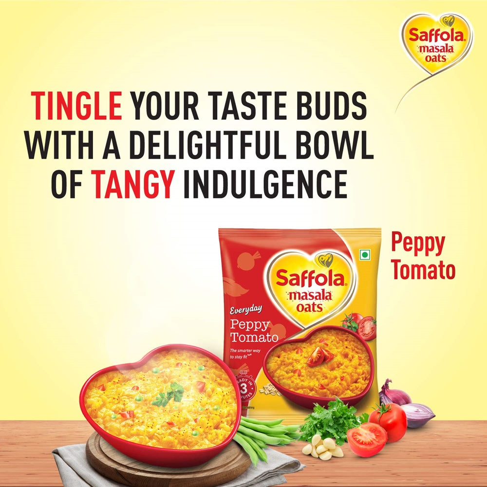 Saffola Masala Oats (Peppy Tomato) | Grab2Buy