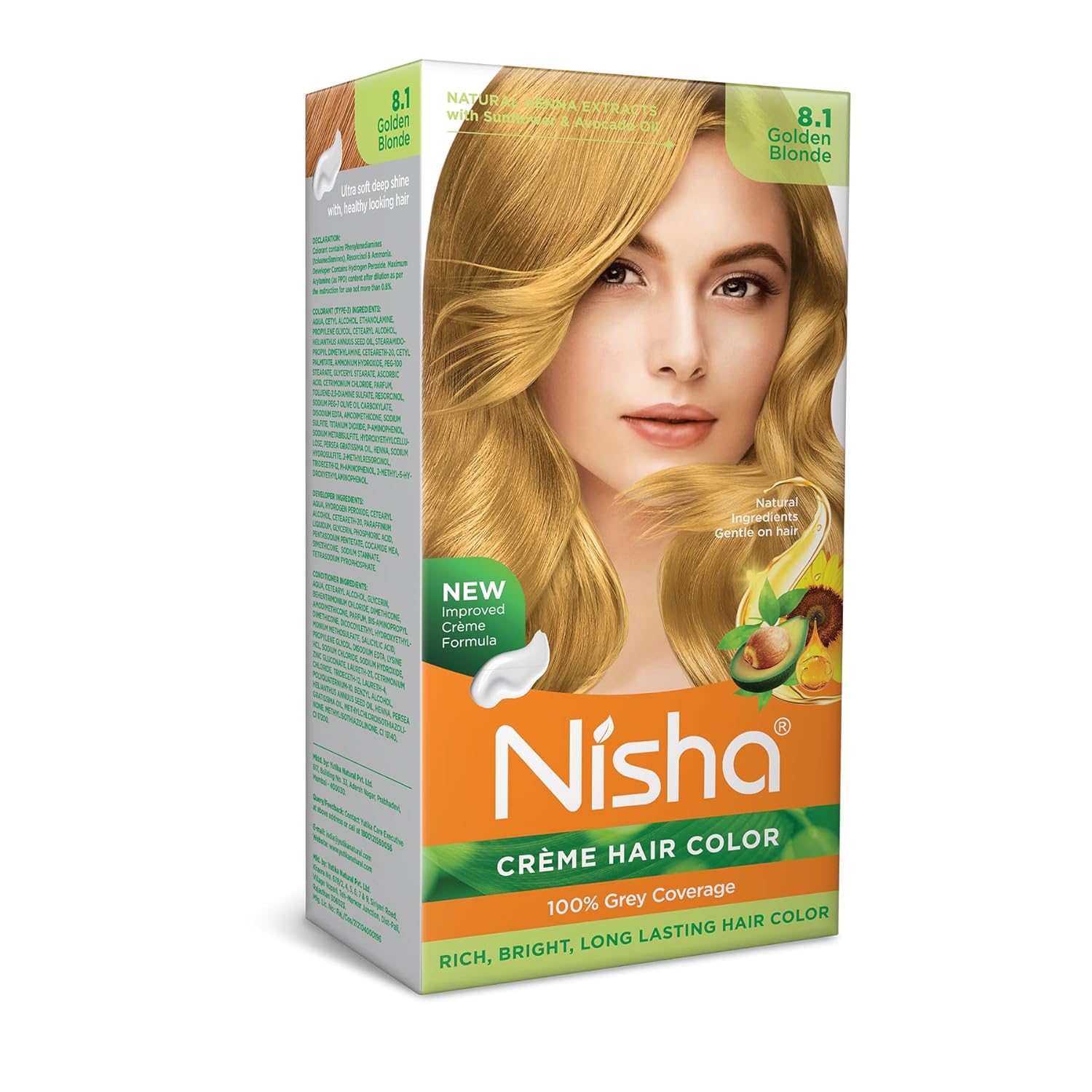 Nisha Creme Hair Color Honey Blonde | Grab2Buy