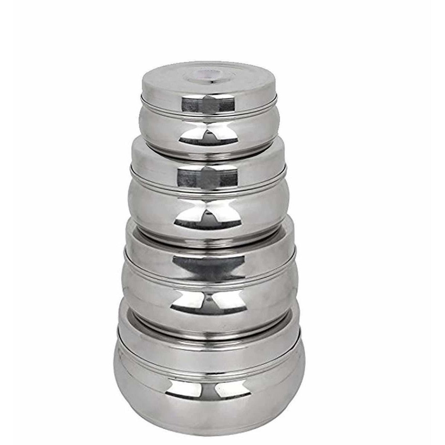 Stainless Steel Food Storage Containers - Storage Boxes - Set Of 4 Pieces | Grab2Buy