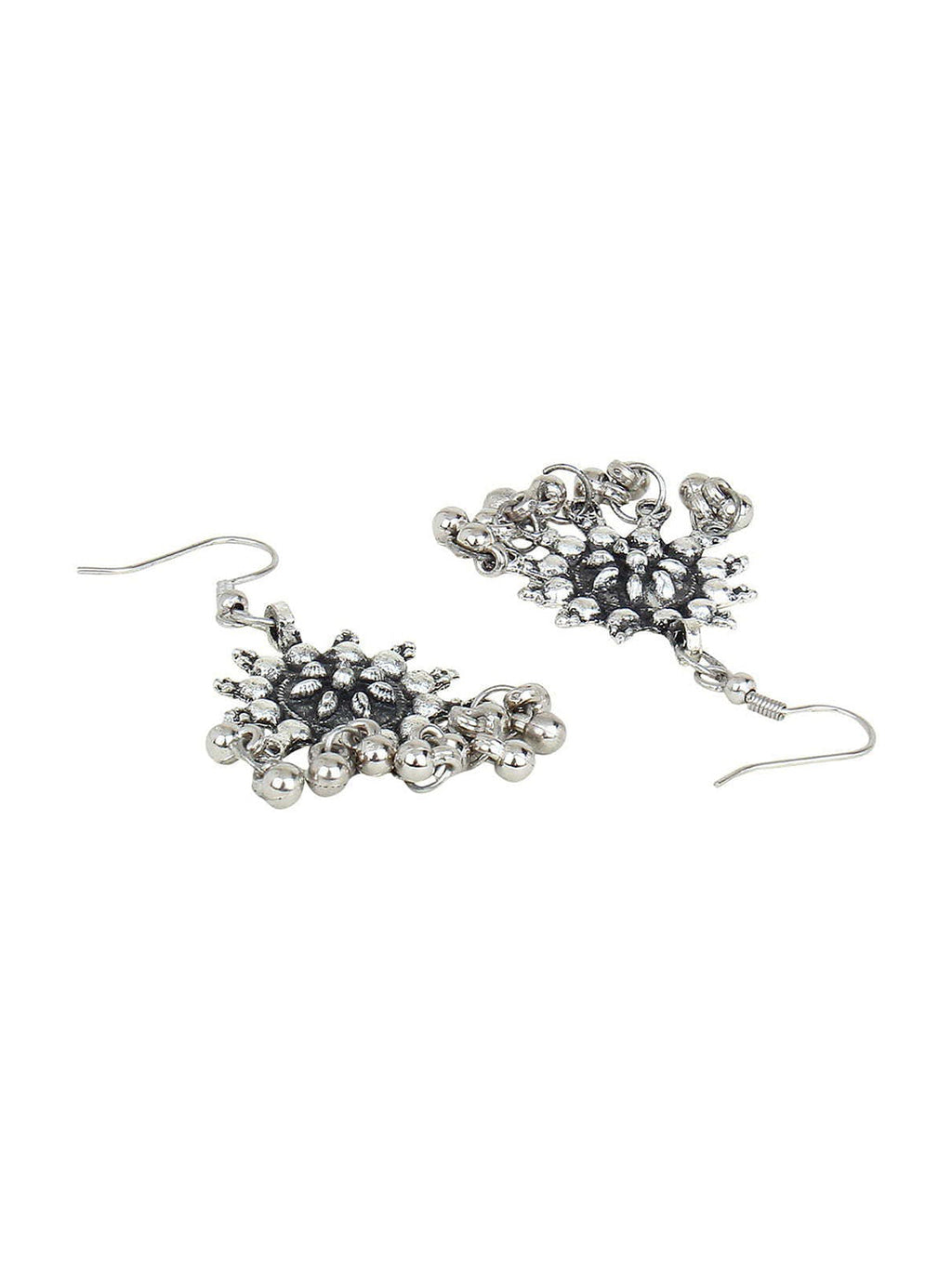 Cardinal Silver-Toned Oxidised Jewellery Set | Grab2Buy