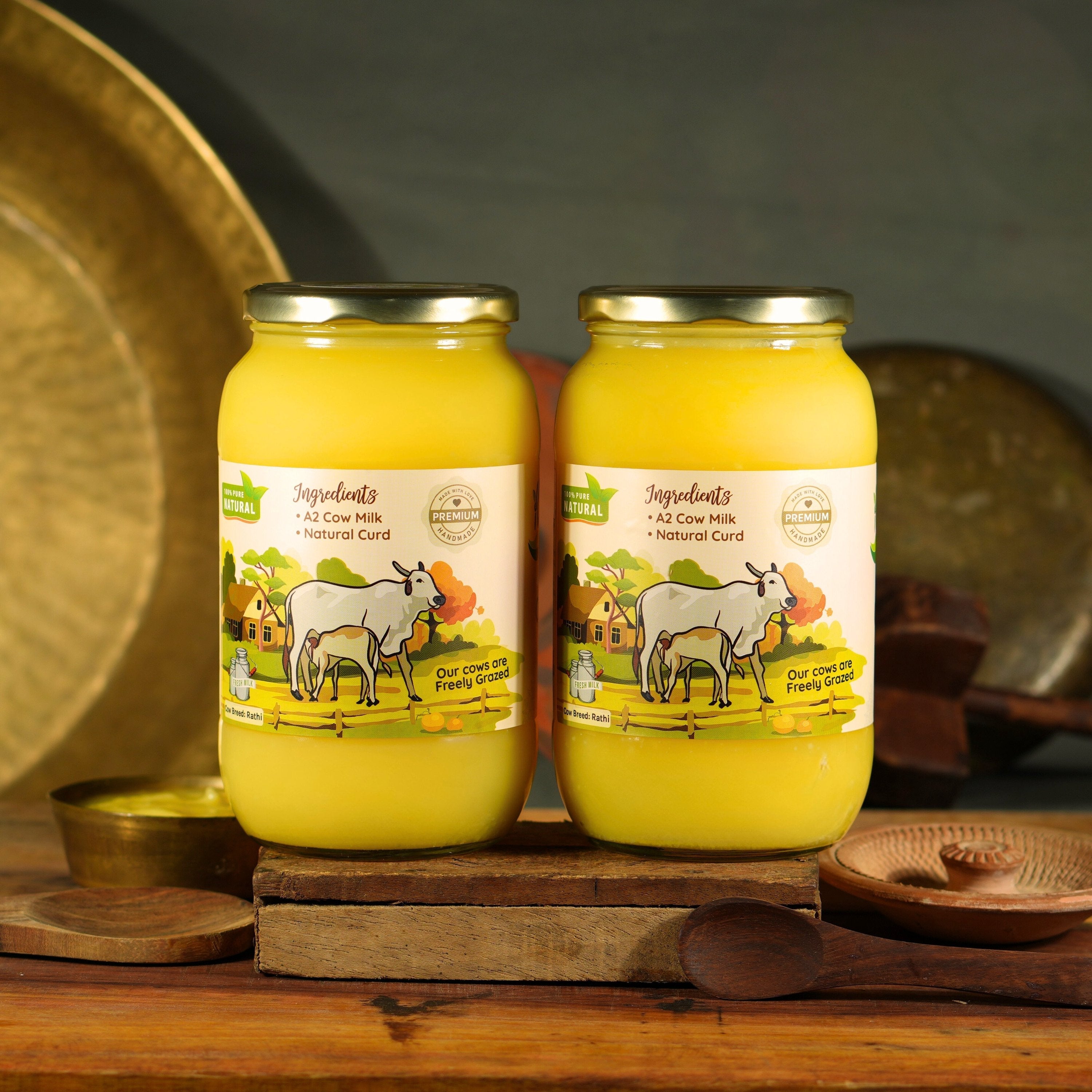 Kasutam A2 Desi Cow Bilona Ghee | Swadesiicart