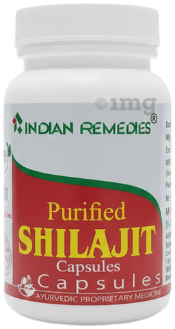 Indian Remedies Purified Shilajit Capsules | Authentic Himalayan Ayurvedic Resin