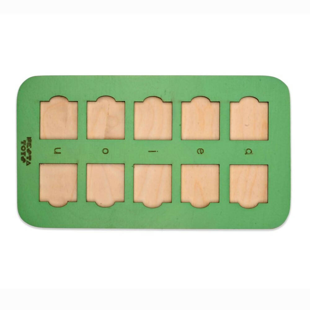 Nesta Toys CVC Board | 3 Letter Word Builder | Phonics Toy | Grab2Buy