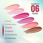 Swiss Beauty Kiss Kandy Tinted Lip Balm | Non-Sticky with Olive Oil & Vitamin E - 7 Strawberry