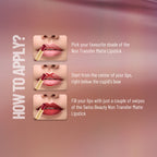 Swiss Beauty Non-Transfer Matte Lipstick - 22 Brandy Harrington | Grab2Buy