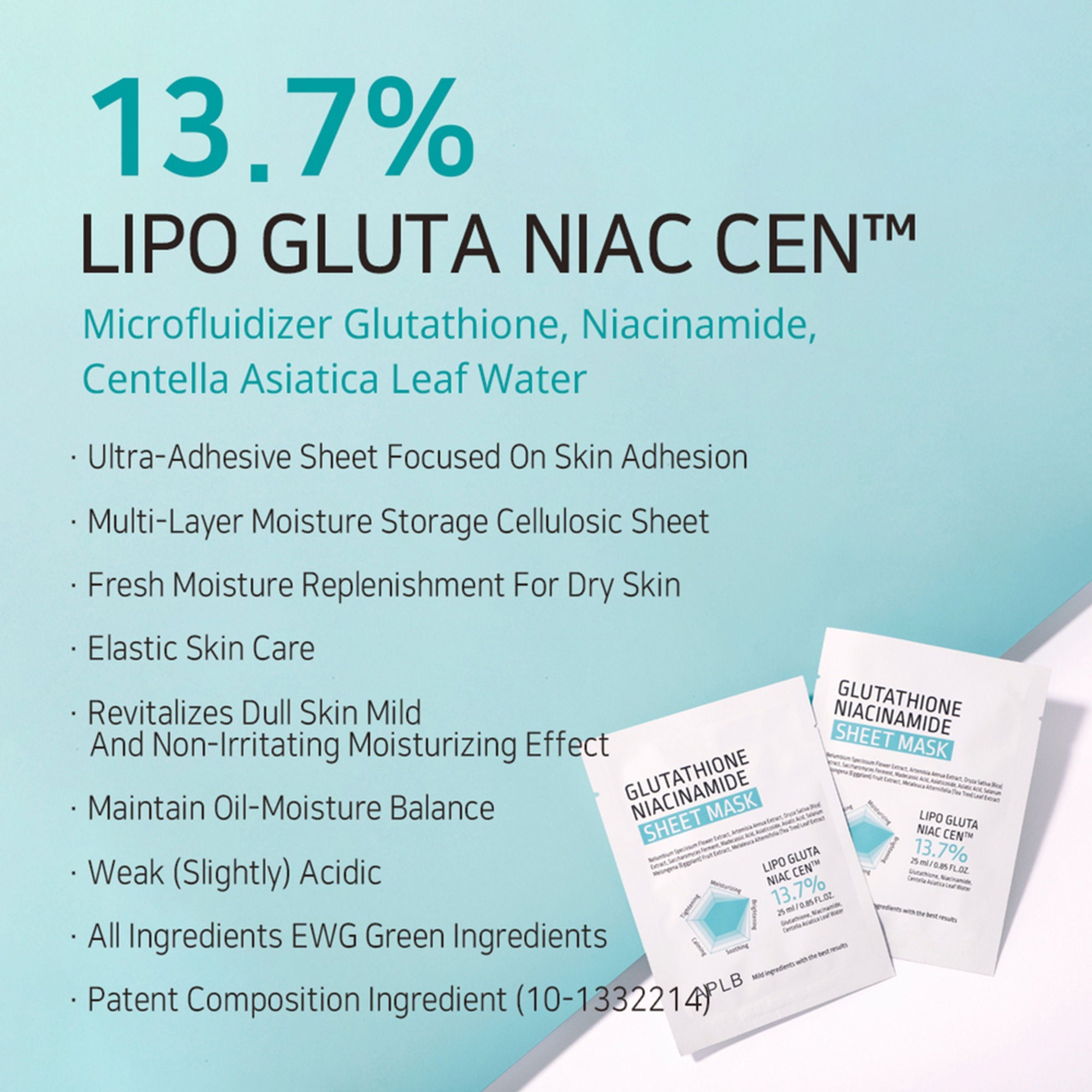 APLB Glutathione Niacinamide Sheet Mask | Grab2Buy