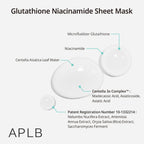 APLB Glutathione Niacinamide Sheet Mask | Grab2Buy
