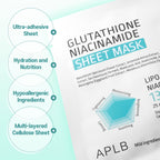 APLB Glutathione Niacinamide Sheet Mask | Grab2Buy