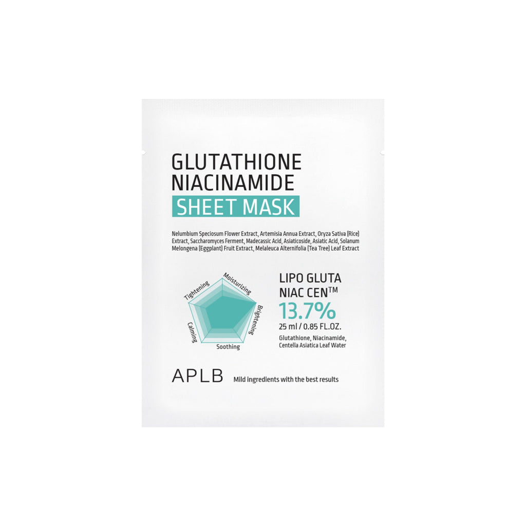 APLB Glutathione Niacinamide Sheet Mask | Grab2Buy