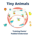 Kindermum Cotton Padded Pull Up Training Pants/ Padded Underwear˜For Kids-Autumn Animals Set of 2 pcs
