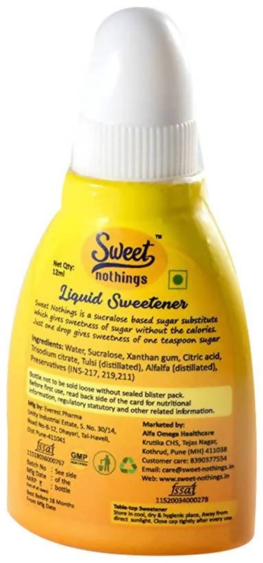 Alfa omega Sweet Nothings Liquid Sweetener | Grab2Buy