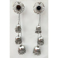 MS Fashion India Floral Hanging Triple Jhumka Set Earrings | Grab2Buy