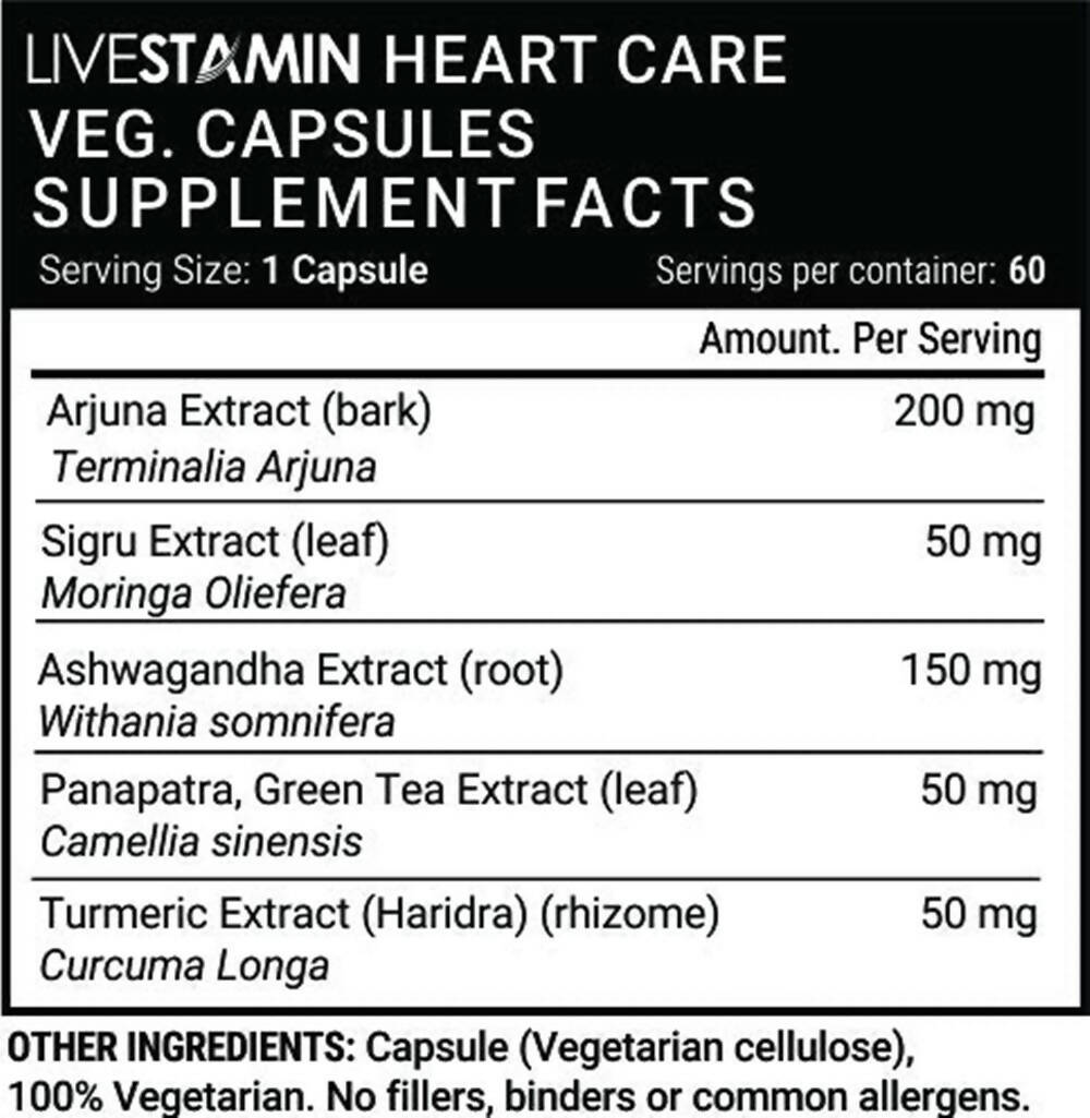 Livestamin Heart Care Capsules | Grab2Buy