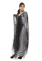 Mominos Fashion Black Cotton Square Dupatta | Grab2Buy