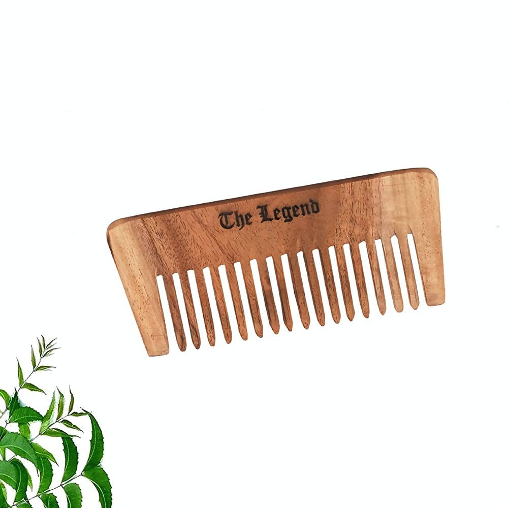 The Legend Organic Pure Neem Wood Comb Wide Teeth | Grab2Buy