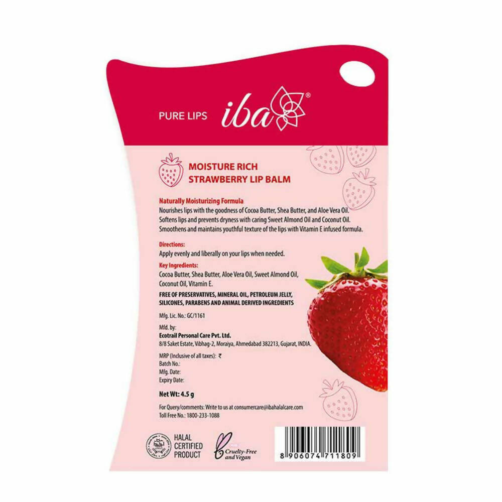 Iba Moisture Rich Lip Balm - Strawberry | Grab2Buy
