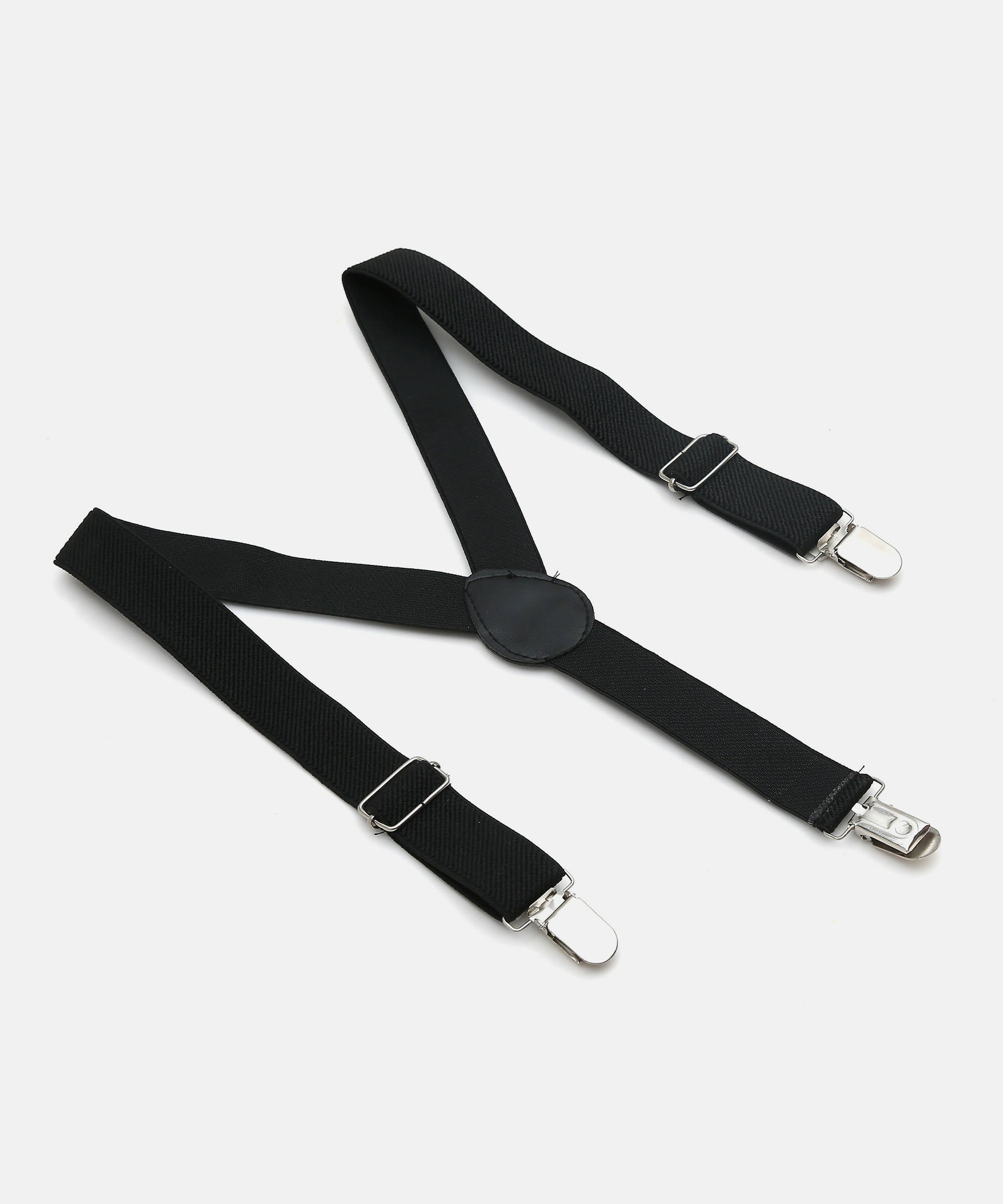 Manet Boys Solid Suspenders - Black | Grab2Buy
