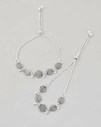 VOJ Set of 2 Traditional Flower Shapped Designer Anklet
