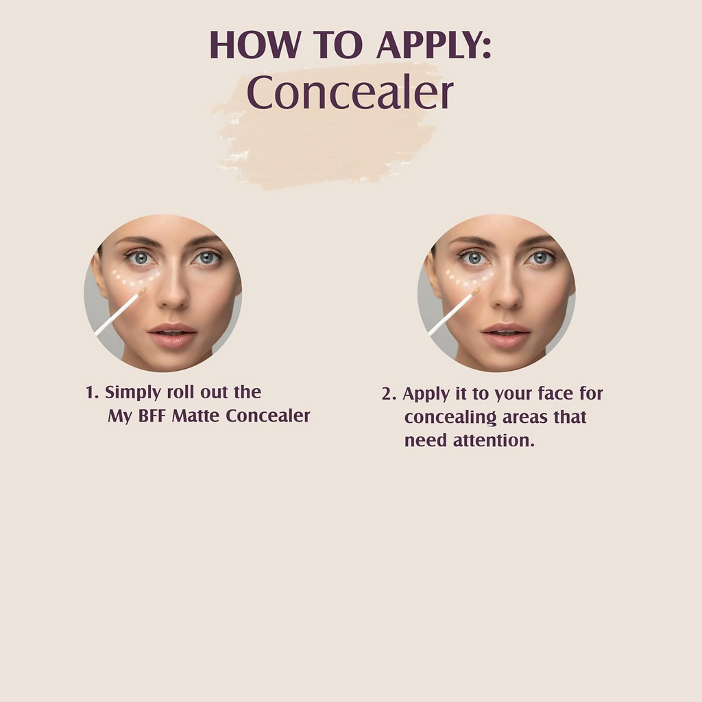 Glam21 My BFF Matte Liquid Concealer For All Skin Tone Matte Finish - Medium Olive