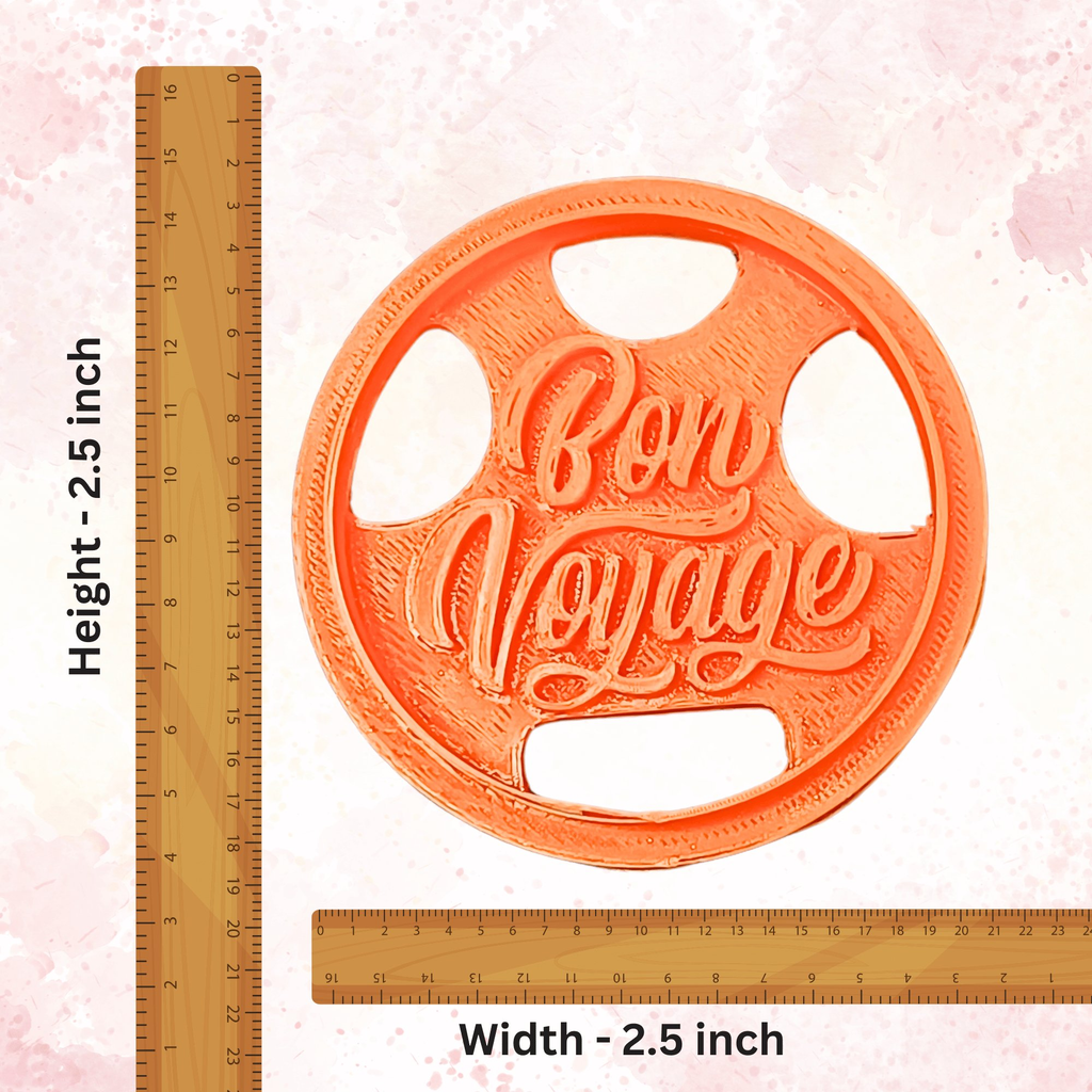 Confect Toppers Cutters | Congratulations Topper Cutter | (Bon Voyage) | Grab2Buy