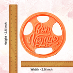 Confect Toppers Cutters | Congratulations Topper Cutter | (Bon Voyage) | Grab2Buy