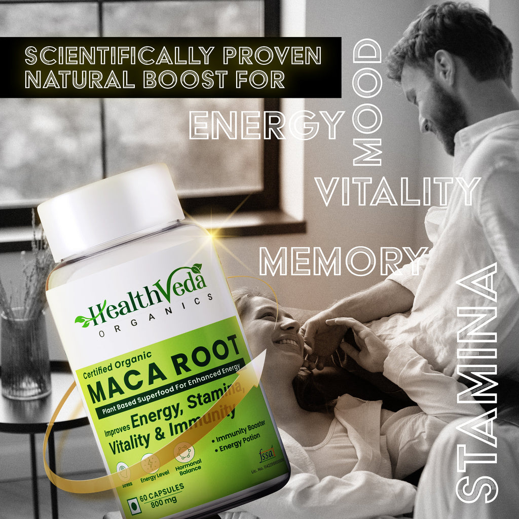 Health Veda Organics Maca Root Capsules | Grab2Buy