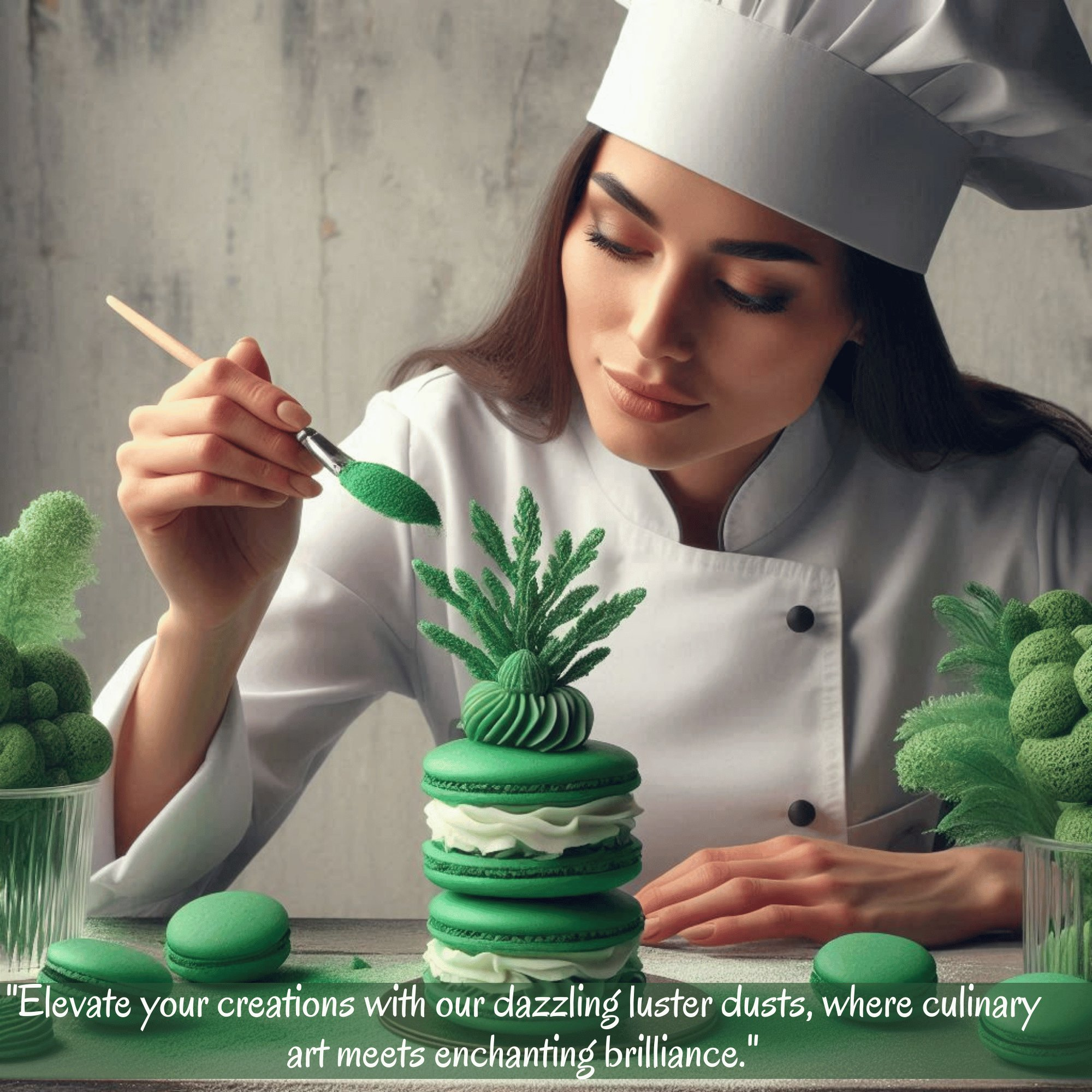 Confect Orchid Green | Edible Luster Dust