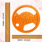 Confect Celebration Stencils Toppers Cutters (Congrats)