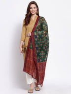 Myshka Women's Latest Multi Cotton Silk Printed Casual Dupatta | Grab2Buy