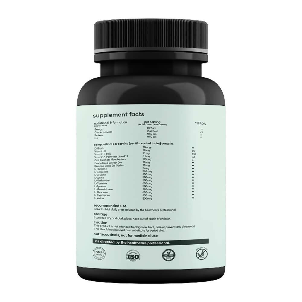 Mars By GHC Hair Biotin Tablets with Keratin, Amino Acids, Grape Seed | Grab2Buy