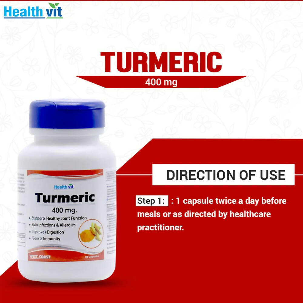 Healthvit Turmeric Capsules | Grab2Buy