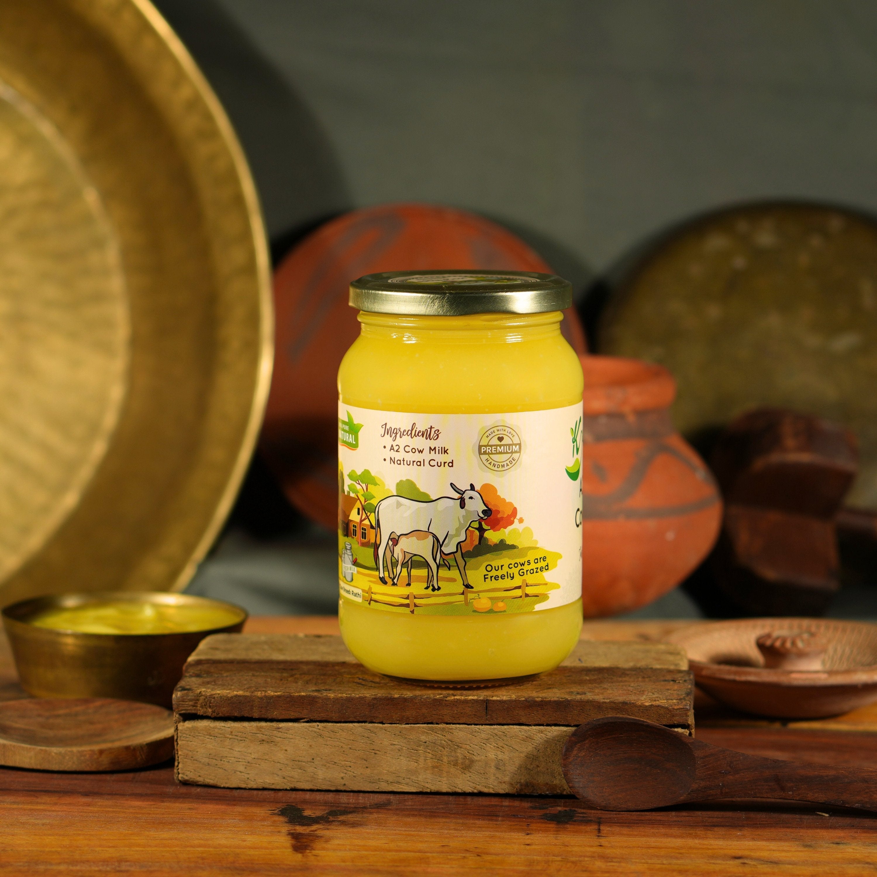 Kasutam A2 Desi Cow Bilona Ghee | Swadesiicart