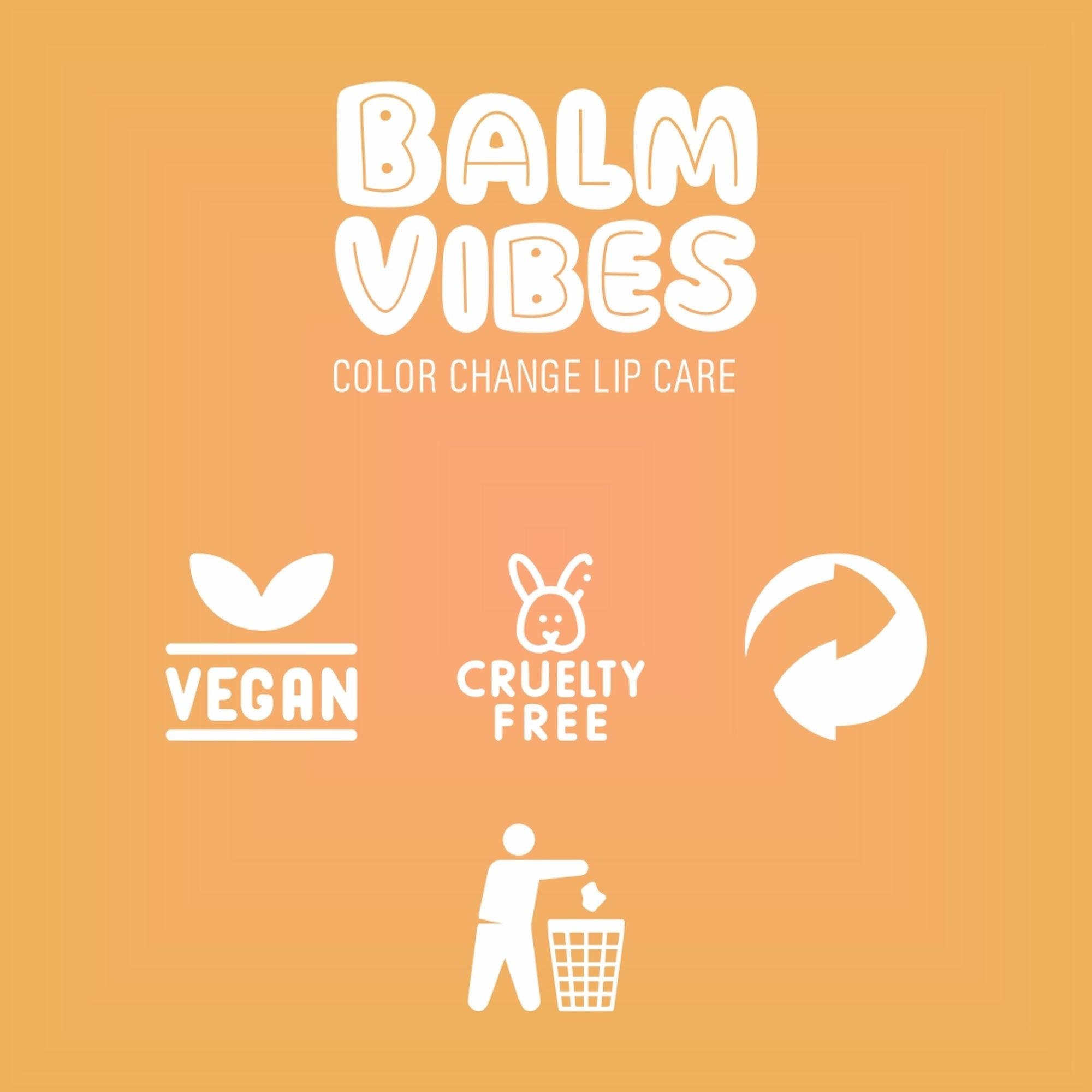 Matt Look Balm Vibes Color Change Lip Balm - Island Coconut