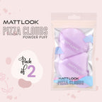 Matt Look Pizza Clouds Powder Mauve Puff - Pack Of 2 | Grab2Buy