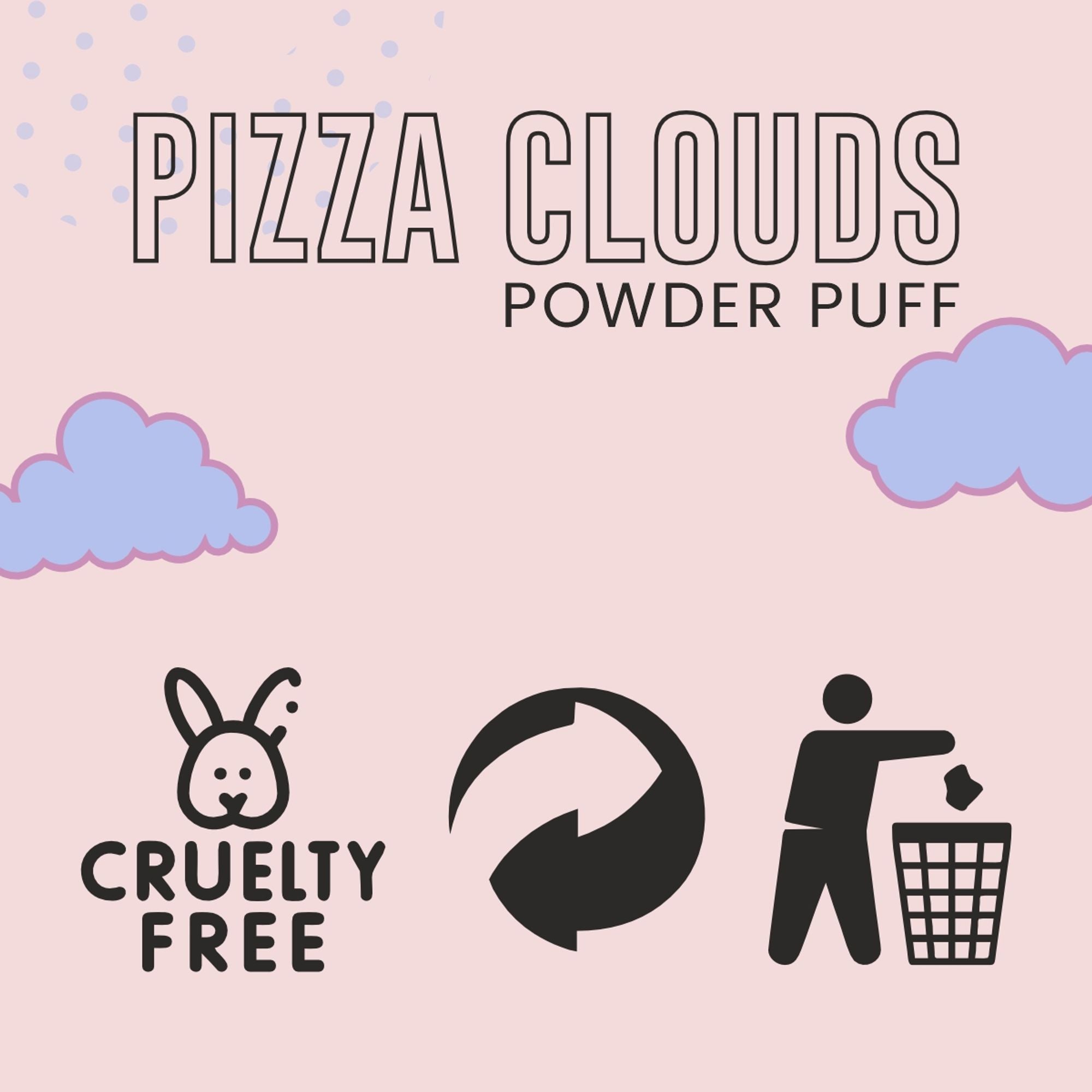 Matt Look Pizza Clouds Powder Mauve Puff - Pack Of 2 | Grab2Buy