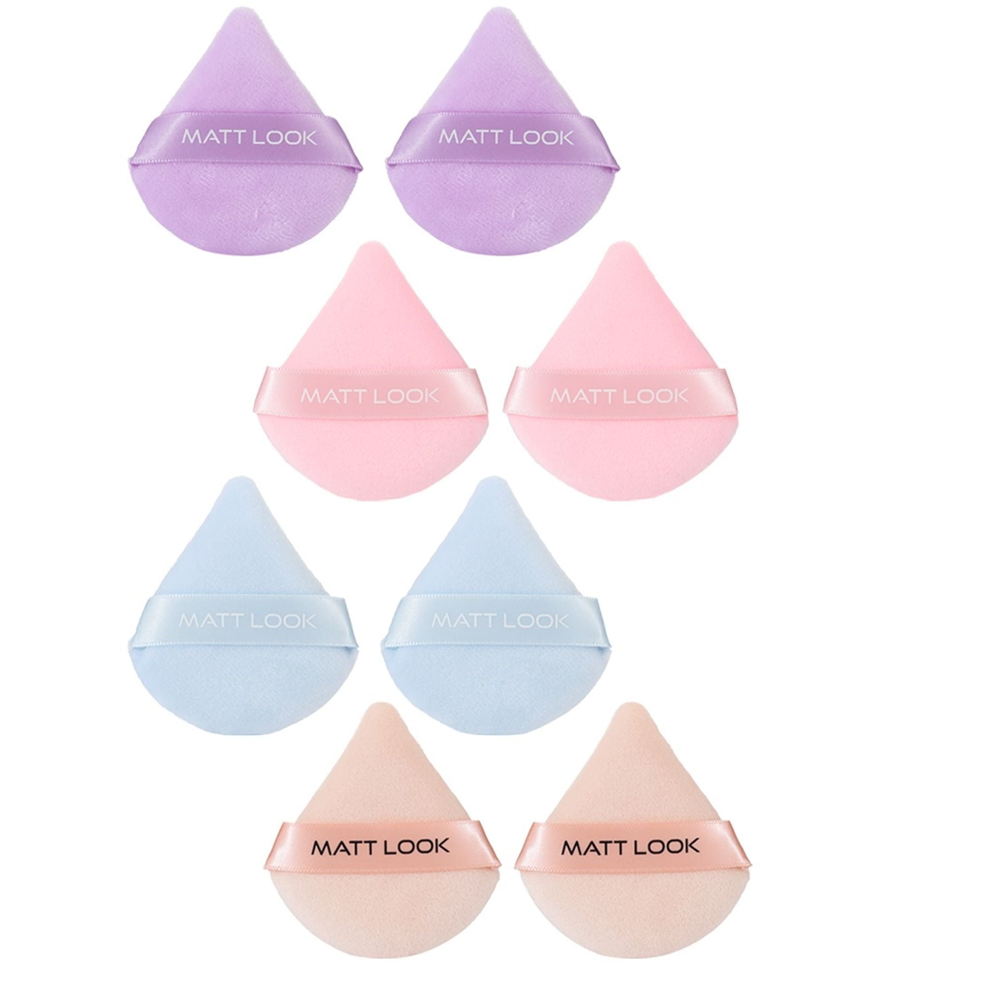 Matt Look Pizza Clouds Powder Mauve Puff - Pack Of 2 | Grab2Buy