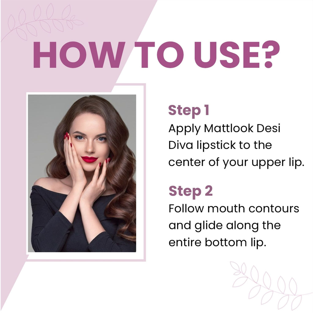 Matt Look Desi Diva HD Matte Lipstick - Playful Pink-21 | Grab2Buy