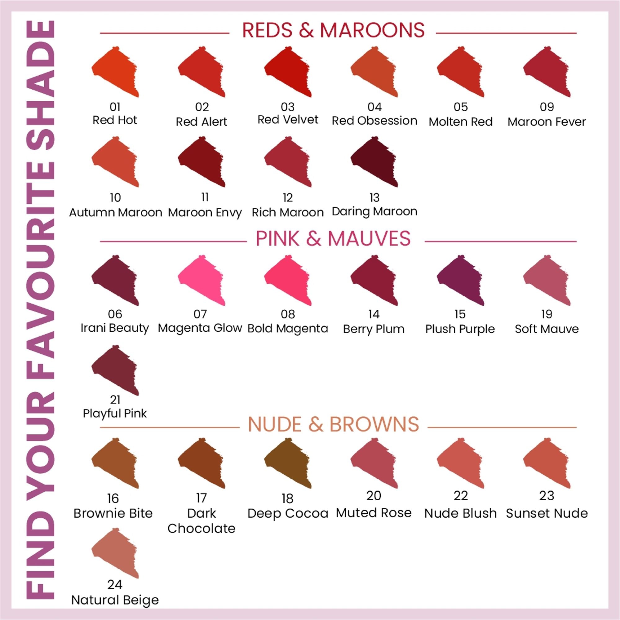 Matt Look Desi Diva HD Matte Lipstick - Playful Pink-21 | Grab2Buy