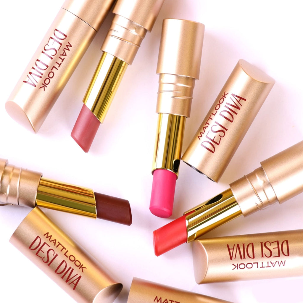 Matt Look Desi Diva HD Matte Lipstick - Sunset Nude-23 | Grab2Buy