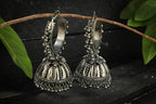 Mominos Fashion Johar Kamal Oxidised Silver-Plated With Ghungroo Jhumkas | Grab2Buy