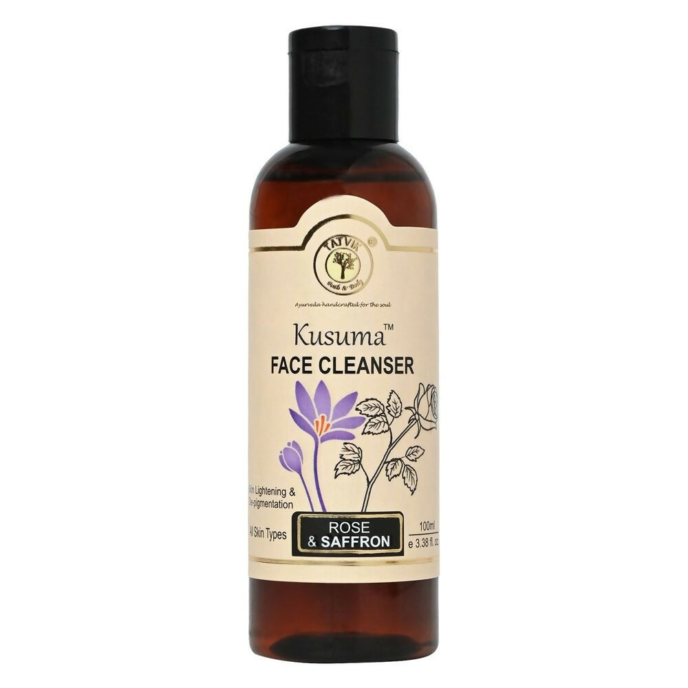 Tatvik Ayurveda Kusuma Face Cleanser (Rose & Saffron) | Grab2Buy
