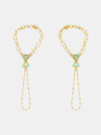 Ruby Raang Saanjh Pearl Hand Jewelry | Grab2Buy
