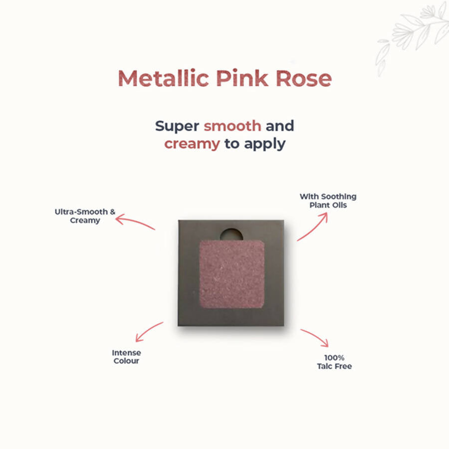 Disguise Satin Smooth Eyeshadow Squares - Metallic Pink Rose 208 | Grab2Buy