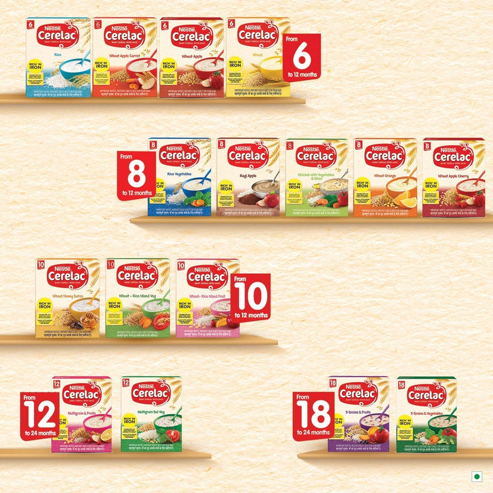 Nestle Cerelac Baby Cereal With Milk - Wheat Apple | Grab2Buy