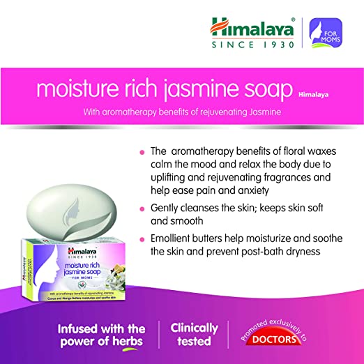 Himalaya Herbals Moisture Rich Jasmine Soap For Moms | Grab2Buy