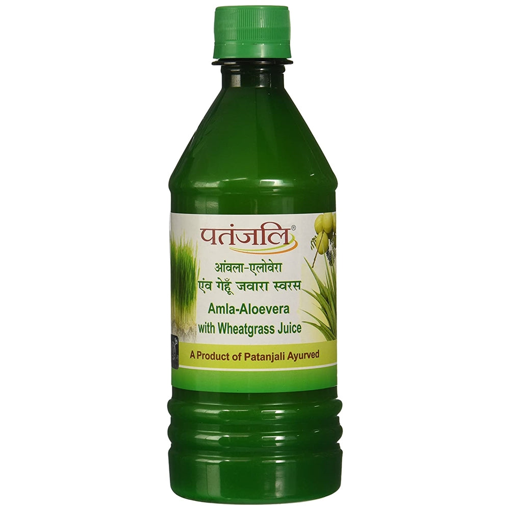 Patanjali Amla Aloevera with Wheat Grass Juice | Grab2Buy