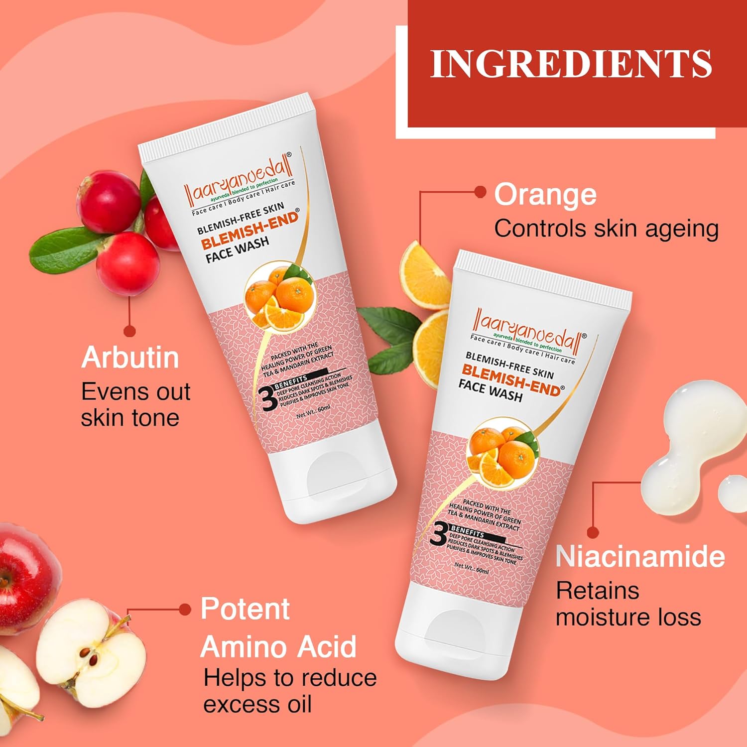 Aryanveda Blemishend Face Wash | Grab2Buy